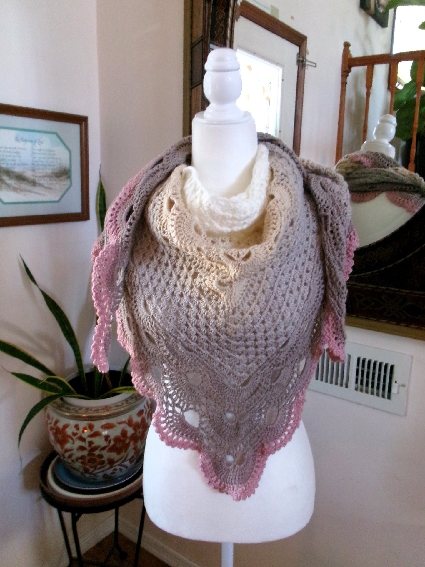 Hand Crocheted Shawl